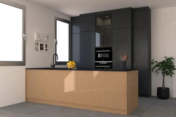 Cucina Manhattan con Isola